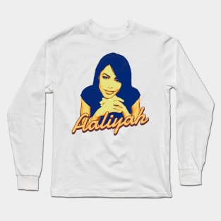 aaliyah vintage Long Sleeve T-Shirt